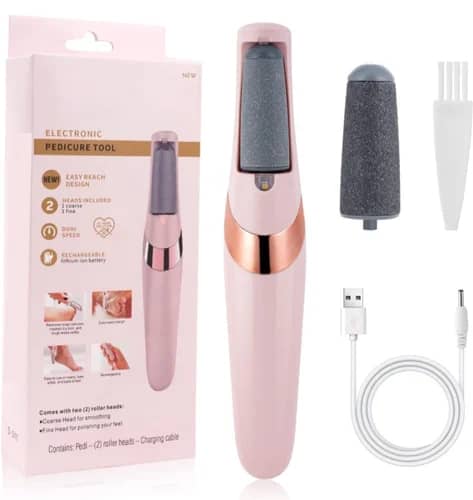 Rechargeable Foot Callus Remover With 1 Extra Head | Foot Pedi | Grinder For Soft Skin | Find Back Feet Care